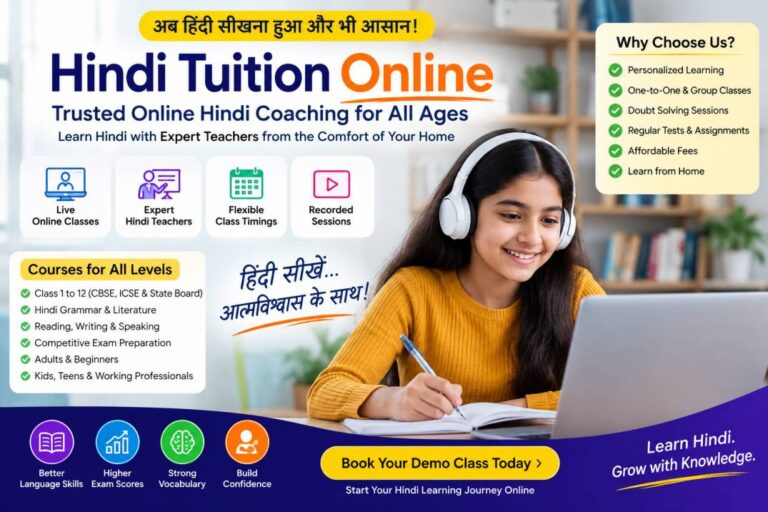 Hindi Tuition Online