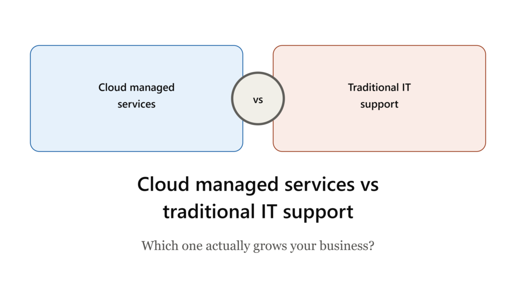 Cloud Managed Services vs Traditional IT Support