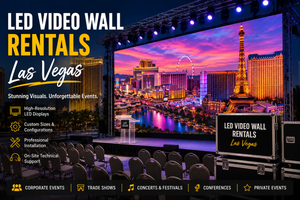 LED Video Wall Rentals Las Vegas