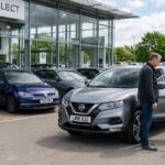Top 10 most popular used cars in the UK at a modern used-car showroom