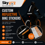 custom reflective bike stickers
