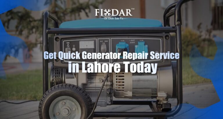 Expert Generator Repair Service In Lahore You Trust