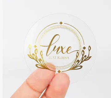 custom clear stickers no minimum