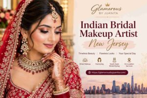 Glamorous Indian Bridal Makeup in New Jersey